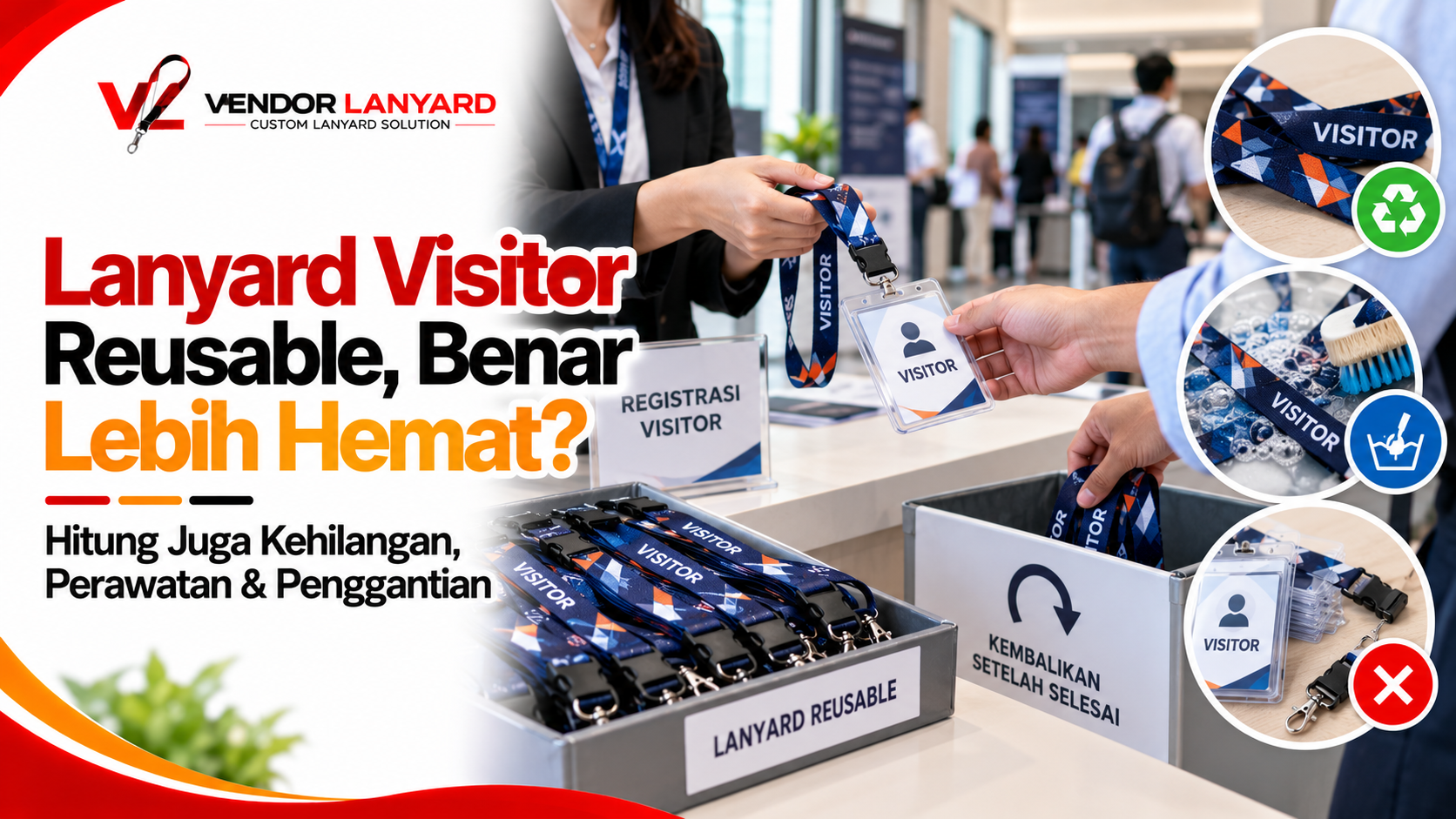 Lanyard Visitor Reusable untuk Perusahaan, Kapan Layak Digunakan Kembali?
