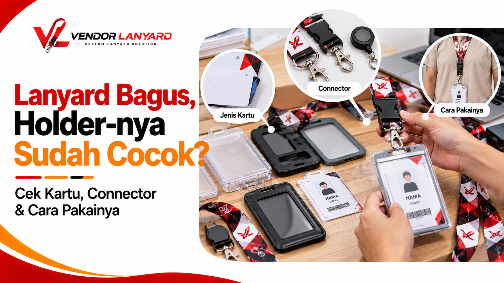 Lanyard dan Card Holder Tidak Bisa Dipilih Terpisah, Begini Cara Menyesuaikannya