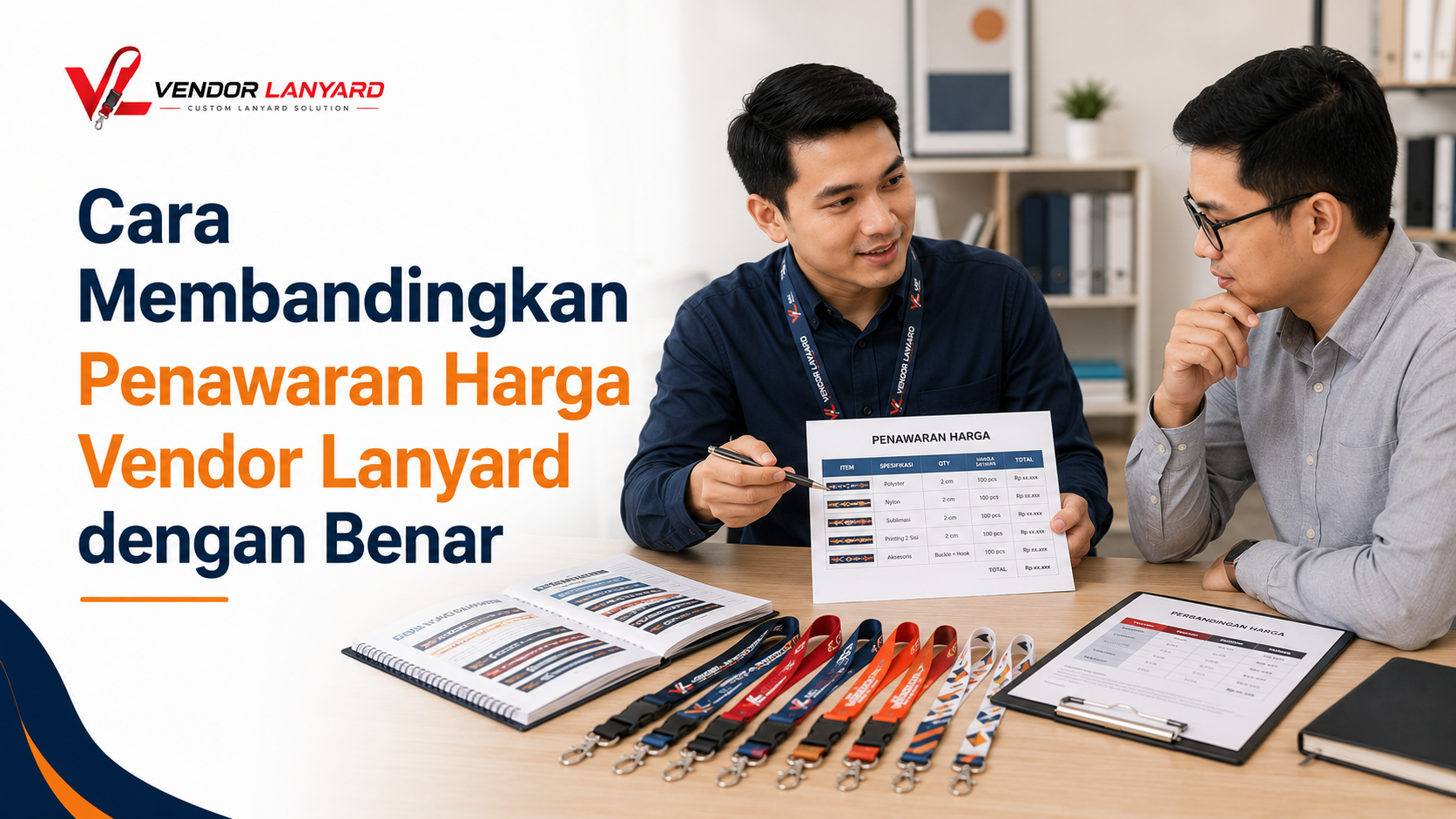 Cara Membandingkan Penawaran Harga Vendor Lanyard dengan Benar