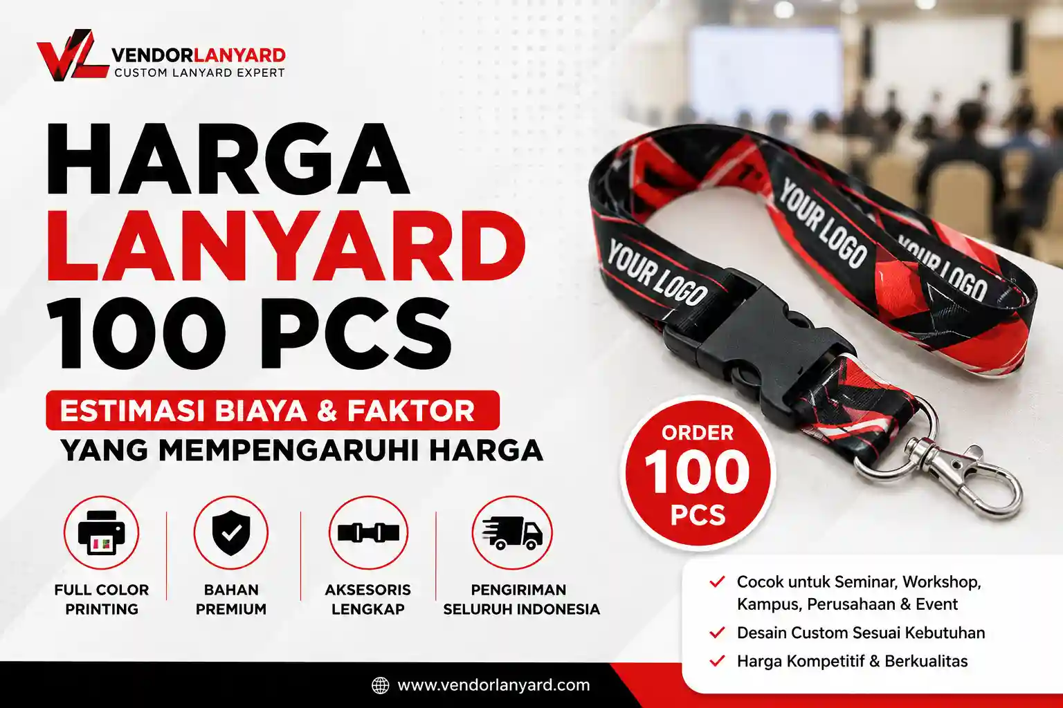 Harga Lanyard 100 Pcs: Estimasi Biaya dan Faktor yang Mempengaruhi Harga
