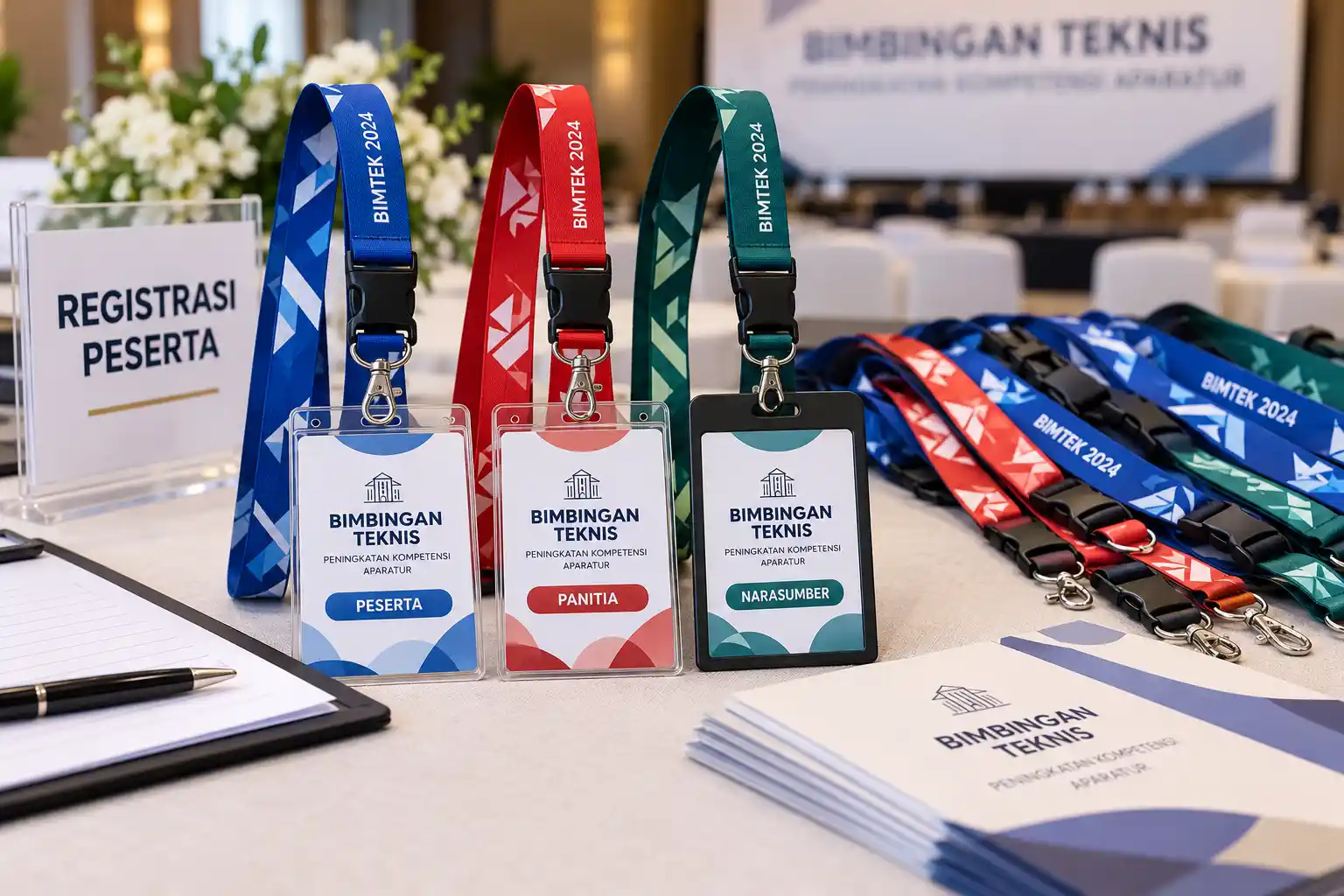 Pengadaan Lanyard dan ID Card Bimtek Instansi