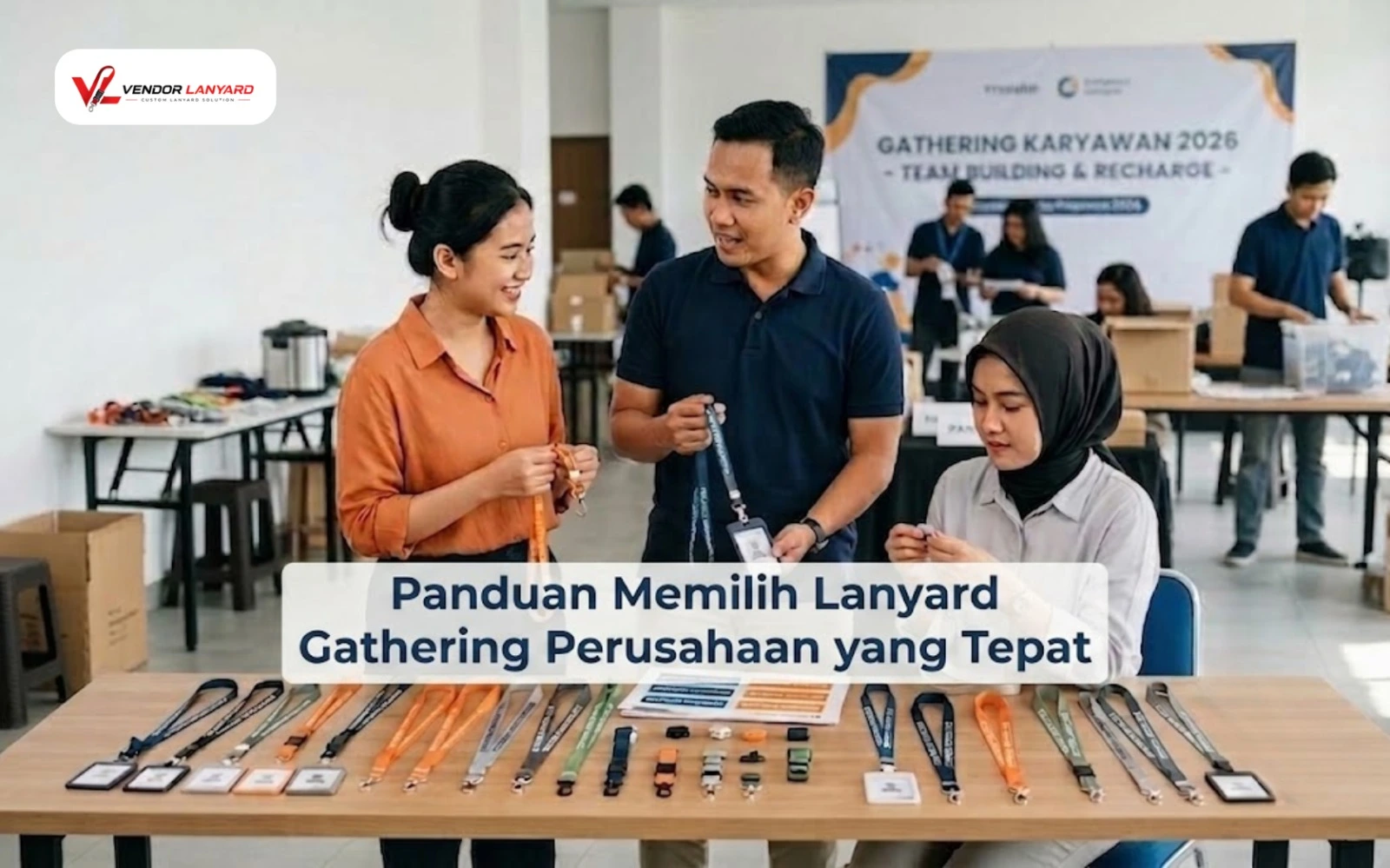 Panduan Memilih Lanyard Gathering Perusahaan yang Tepat