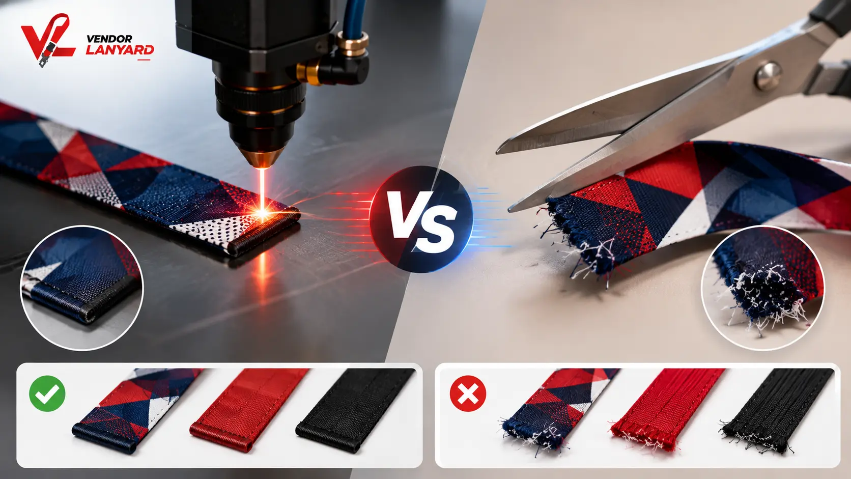 Teknik Pemotongan Tali Menggunakan Hot Cutting Laser vs Gunting Manual: Mengapa Ujung Tali Tidak Boleh Brudul