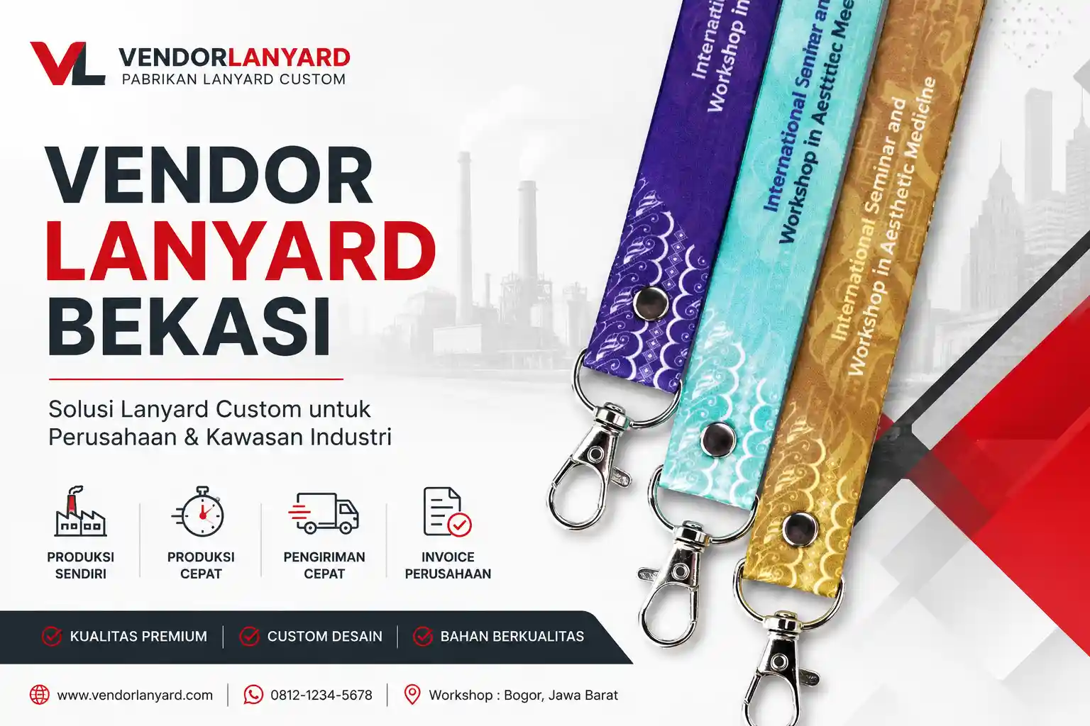 Vendor Lanyard Bekasi untuk Perusahaan, Bagaimana Memilih Vendor yang Tepat?