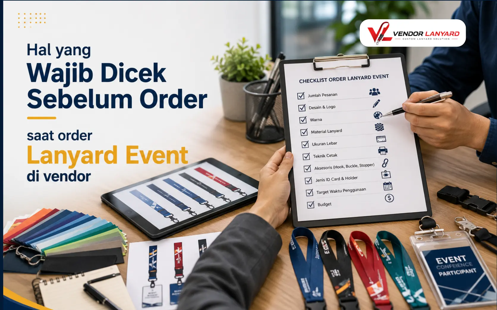 Vendor Lanyard Event: 9 Hal Penting Sebelum Order
