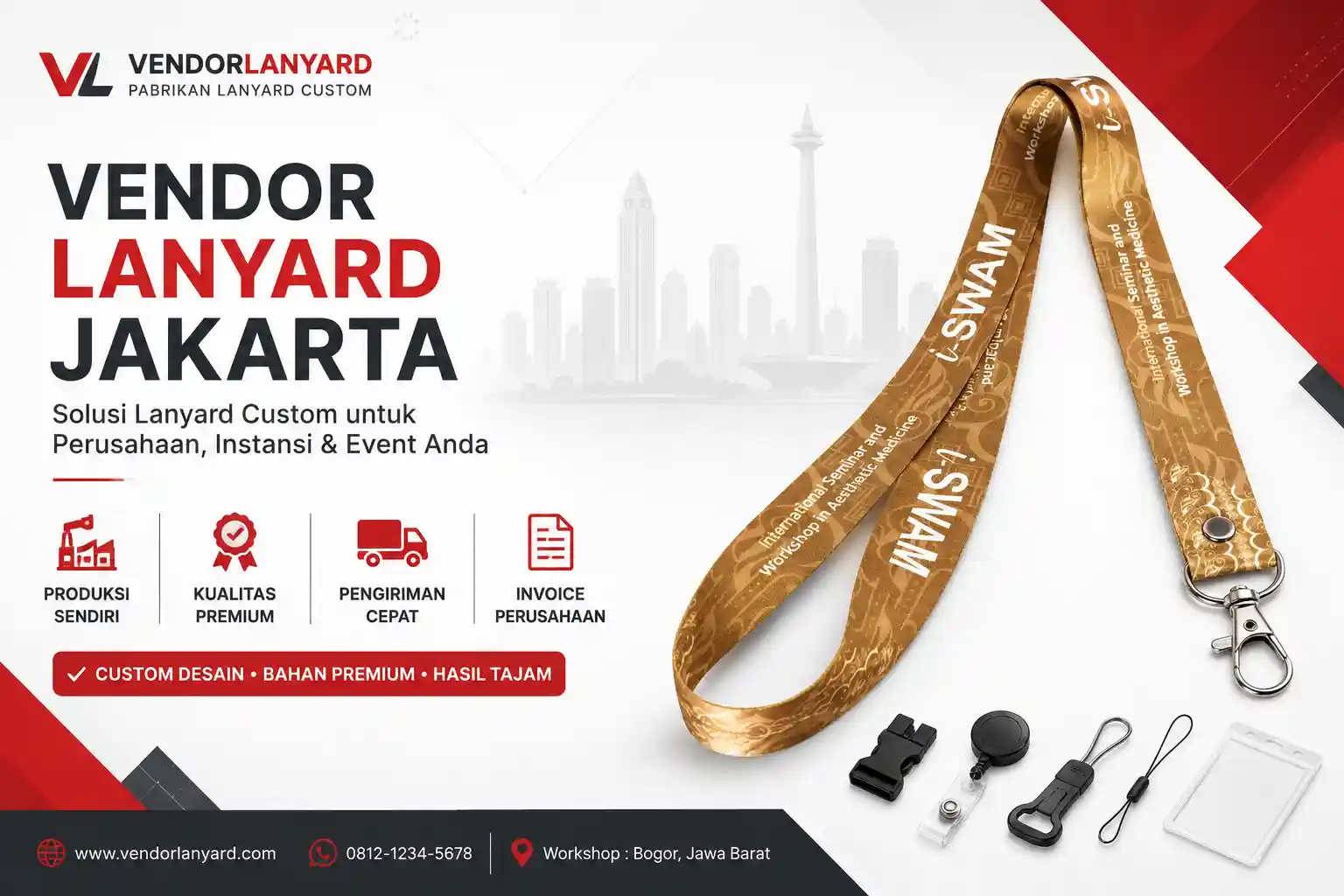 Vendor Lanyard Jakarta, Bagaimana Memilih yang Tepat?
