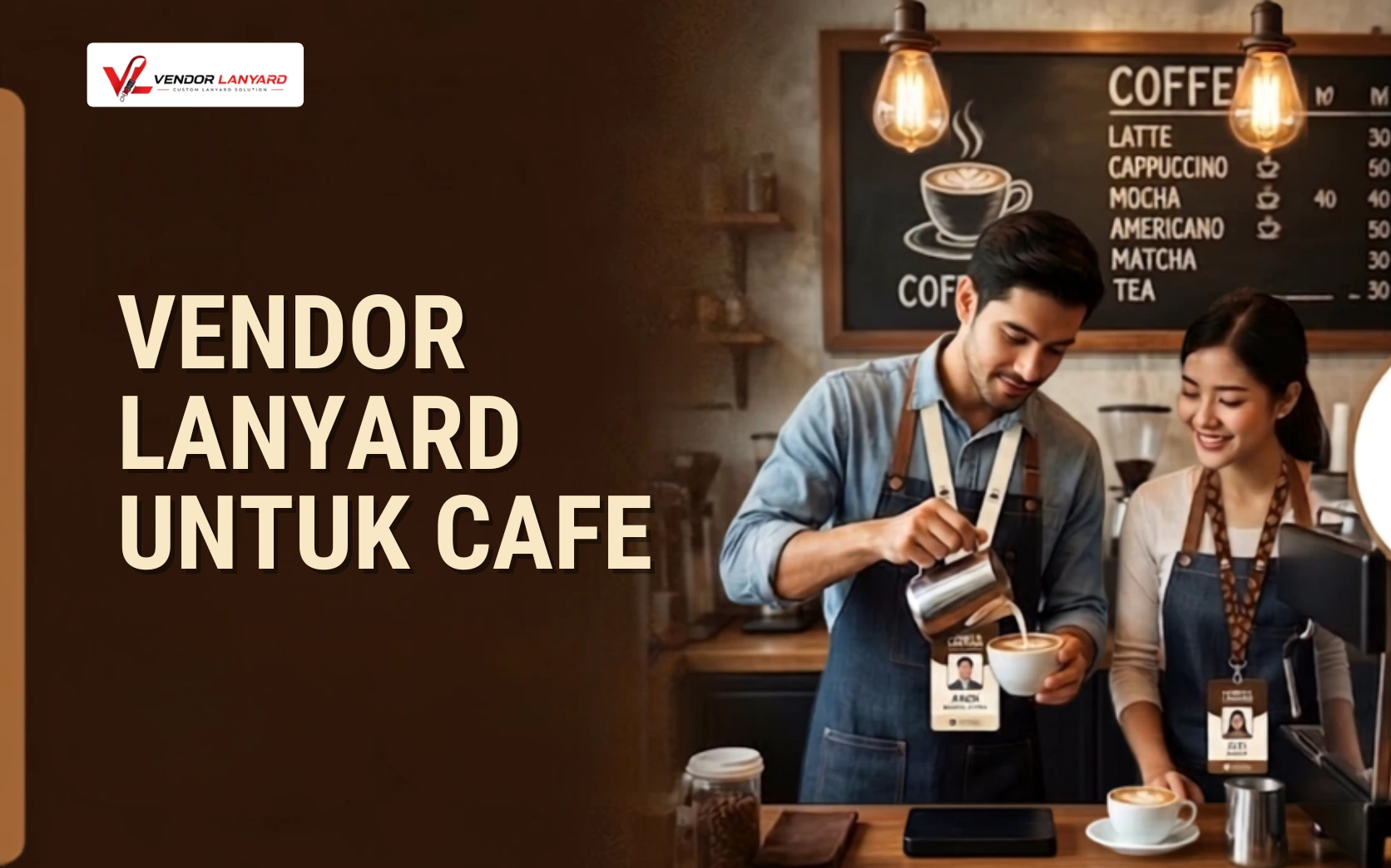 Vendor Lanyard untuk Cafe dengan Berbagai Desain Custom