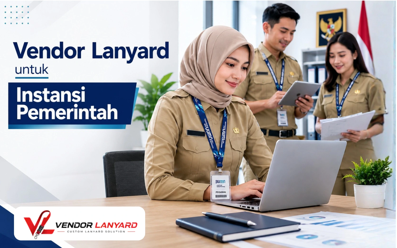 Vendor Lanyard untuk Instansi Pemerintah: Solusi Lanyard Custom untuk Berbagai Kebutuhan