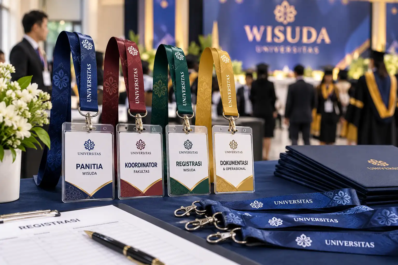 Pengadaan Lanyard Panitia Wisuda untuk Banyak Fakultas